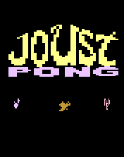 Joust Pong Neo Title Screen